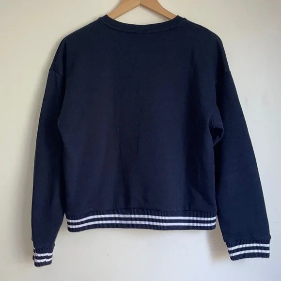 LOONEY TUNES | Tweety Bird navy fleece crew neck sweater - Picture 4 of 7